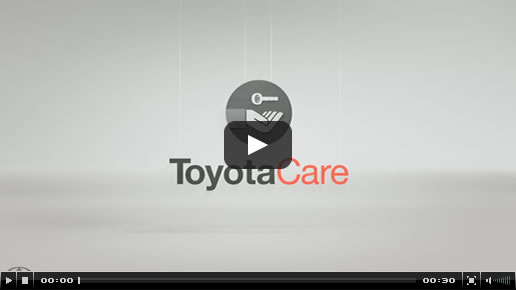 Toyota care scheduled factory maintenance